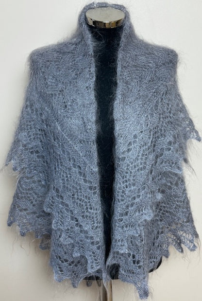 Uryupinsk downy shawl  #PG-92, 130x130 cm