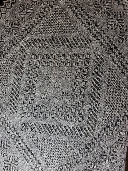 Orenburg shawl PWO-20, 130x130 cm