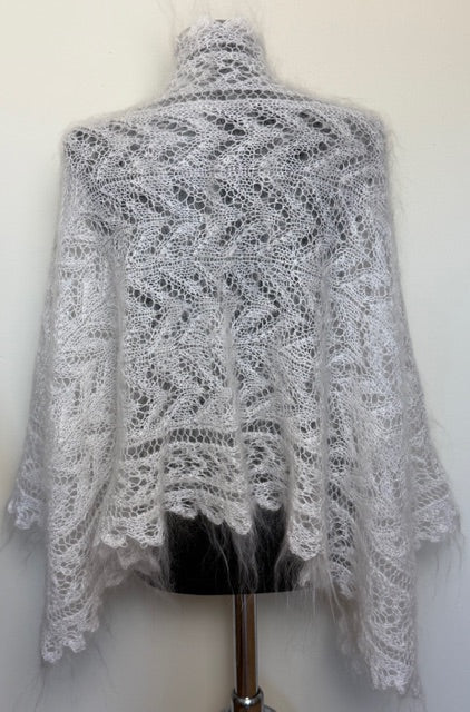 Uryupinsk downy shawl ( Palantine ) # SW-7, 140x60 cm