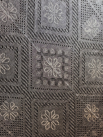 Orenburg shawl PWO-22, 150x150 cm