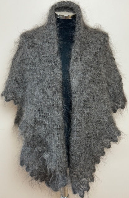 Uryupinsk downy shawl  #PG-127, 110x110 cm