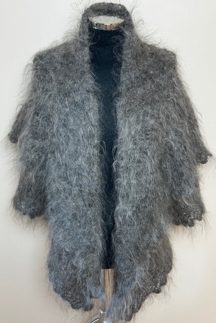 Uryupinsk downy shawl  #PG-126, 120x120 cm