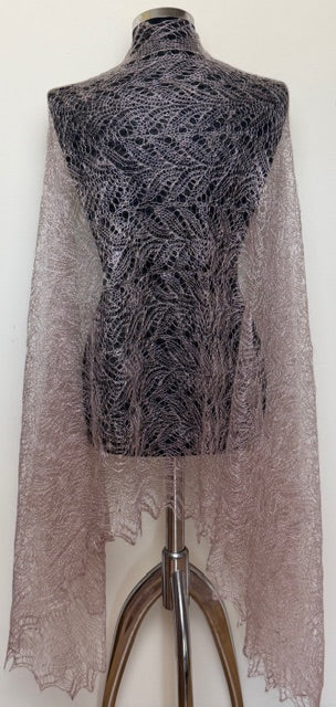 Downy shawl ( Palantine ) #10, 200x80 cm