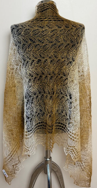 Downy shawl ( Palantine ) #43, 150x80 cm