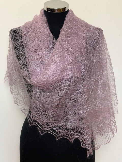 Downy shawl ( Palantine ) #6, 180x80 cm