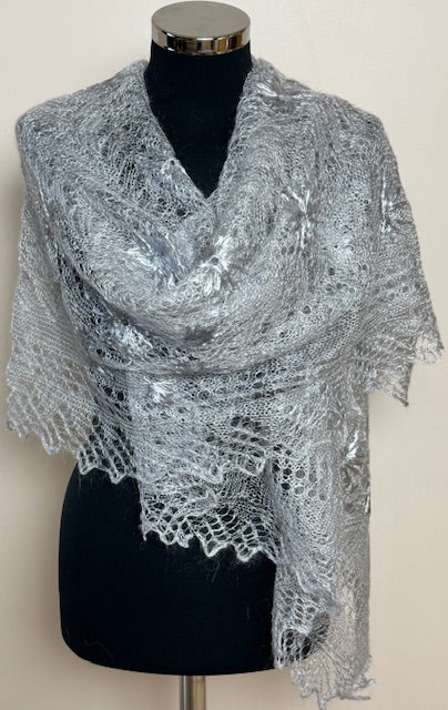 Downy shawl ( Palantine ) #134, 170x70 cm