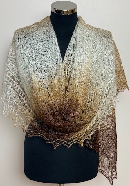 Downy shawl ( Palantine ) #97, 180x70 cm