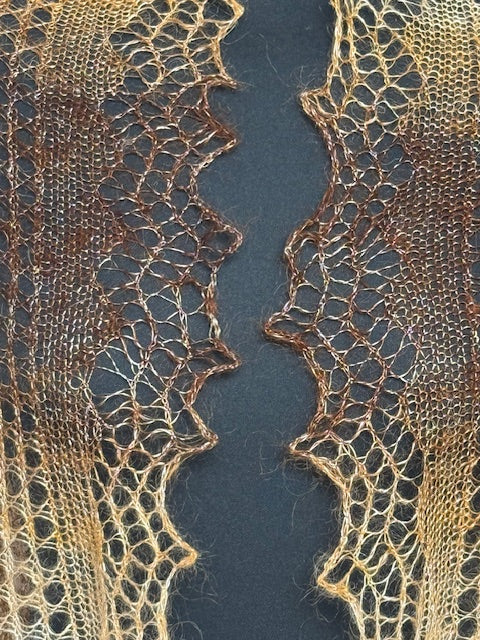 Downy shawl ( Palantine ) #97, 180x70 cm