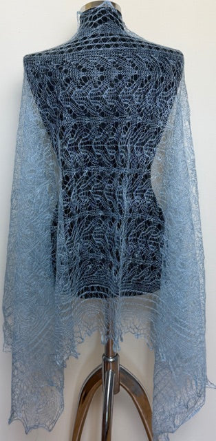 Downy shawl ( Palantine ) #16, 160x90 cm