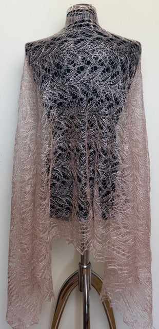 Downy shawl ( Palantine ) #13, 180x80 cm