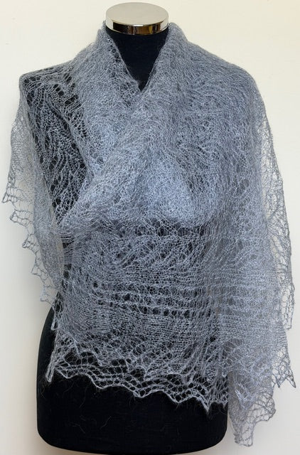 Downy shawl ( Palantine ) #22, 200x80 cm