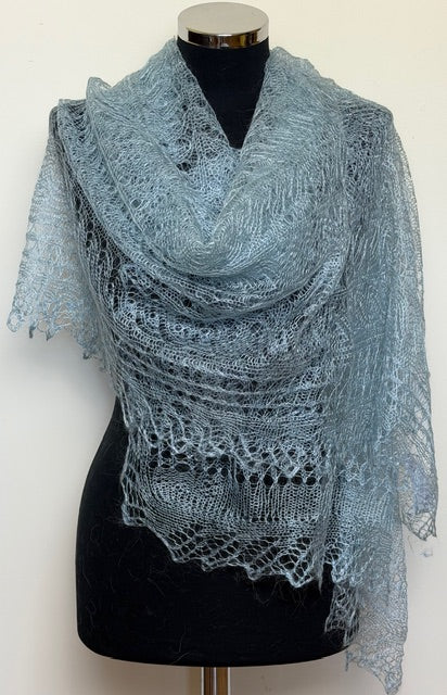 Downy shawl ( Palantine ) #17, 180x80 cm