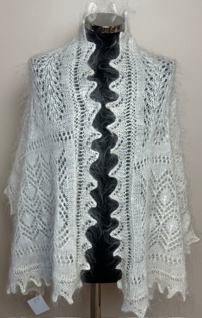 Uryupinsk downy shawl ( Palantine ) # SW-18, 150x60 cm