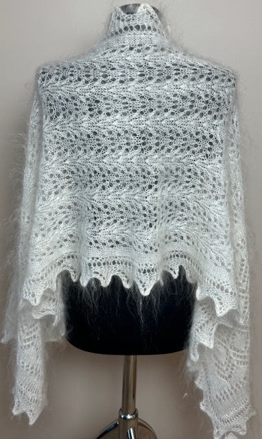 Uryupinsk downy shawl ( Palantine ) # SW-18, 150x60 cm