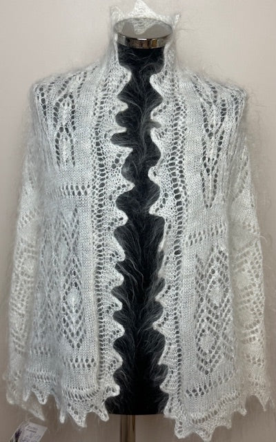 Uryupinsk downy shawl ( Palantine ) # SW-19, 140x50 cm