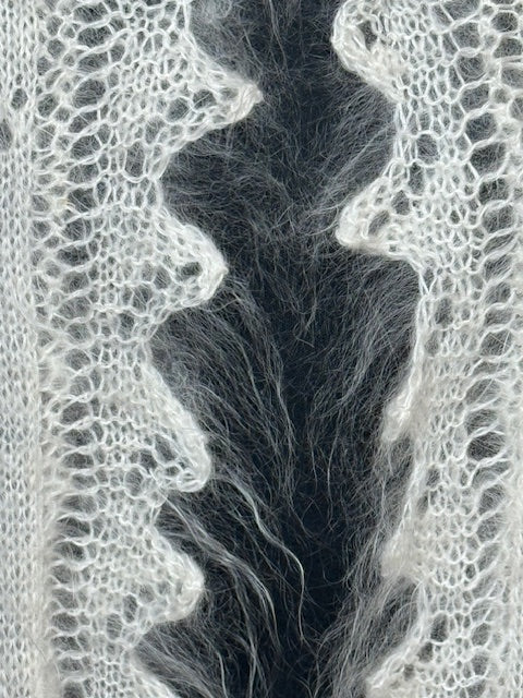 Uryupinsk downy shawl ( Palantine ) # SW-19, 140x50 cm