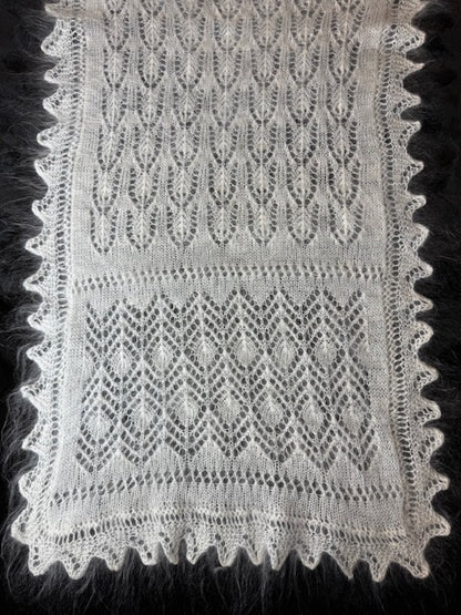 Uryupinsk downy shawl ( Palantine ) # SW-19, 140x50 cm