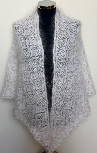 Uryupinsk downy neckerchief  # KW-219, 130x200x130 cm