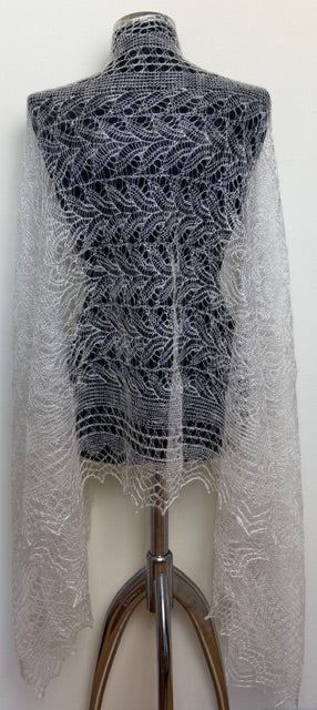 Downy shawl ( Palantine ) #4, 180x80 cm
