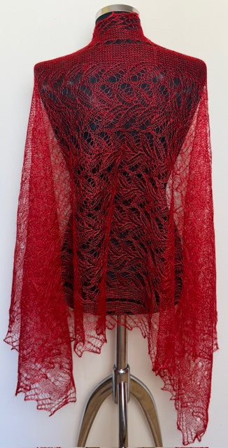 Downy shawl ( Palantine ) #24, 160x70 cm