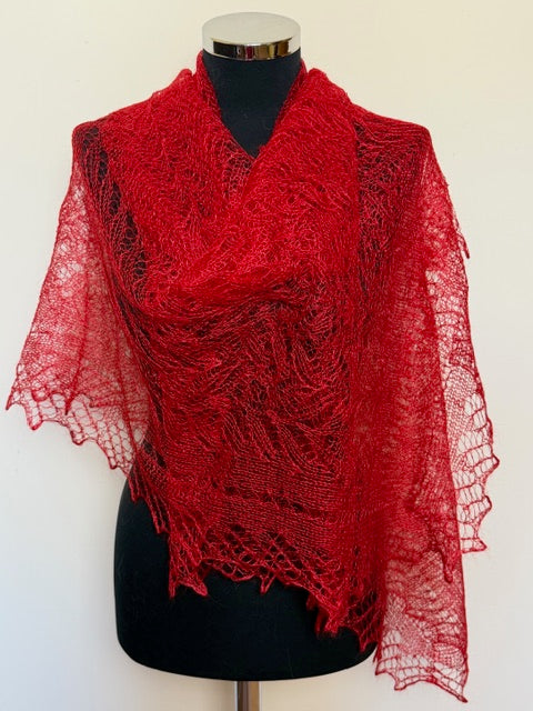 Downy shawl ( Palantine ) #24, 160x70 cm