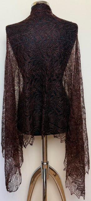 Downy shawl ( Palantine ) #25, 180x70 cm