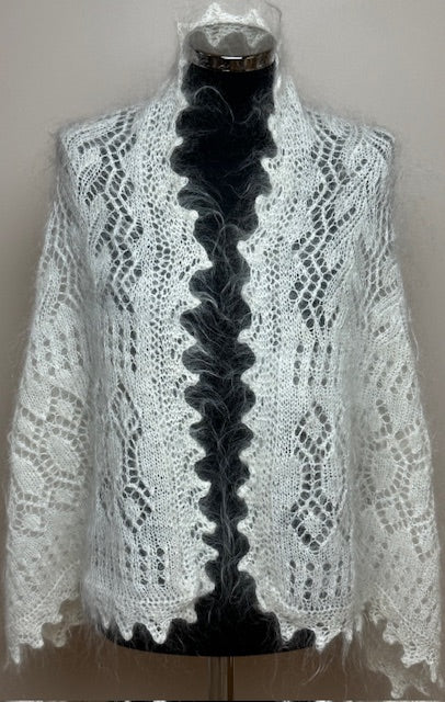 Uryupinsk downy shawl ( Palantine ) # SW-11, 140x55 cm