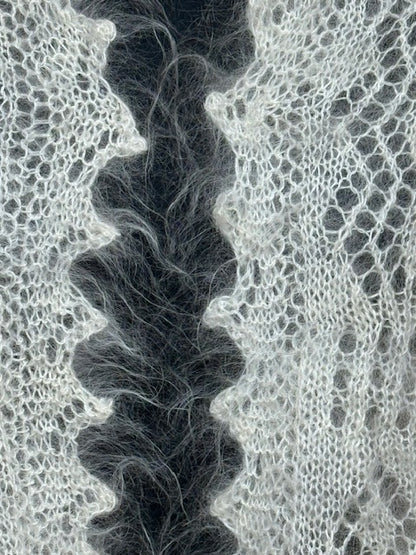 Uryupinsk downy shawl ( Palantine ) # SW-11, 140x55 cm