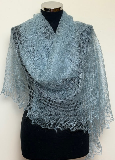 Downy shawl ( Palantine ) #31, 180x80 cm