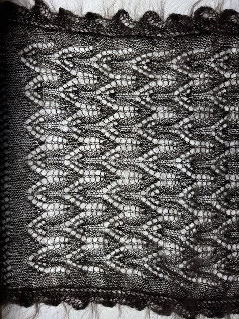 Uryupinsk downy shawl ( Palantine ) # SG-9, 140x55 cm