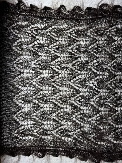 Uryupinsk downy shawl ( Palantine ) # SG-9, 140x55 cm