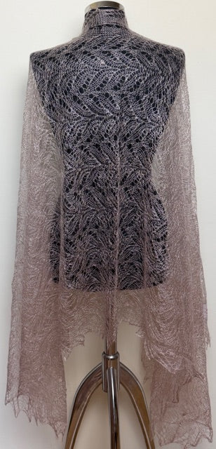 Downy shawl ( Palantine ) #29, 180x80 cm
