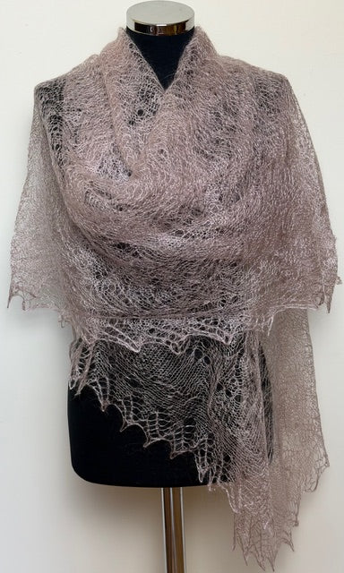 Downy shawl ( Palantine ) #29, 180x80 cm
