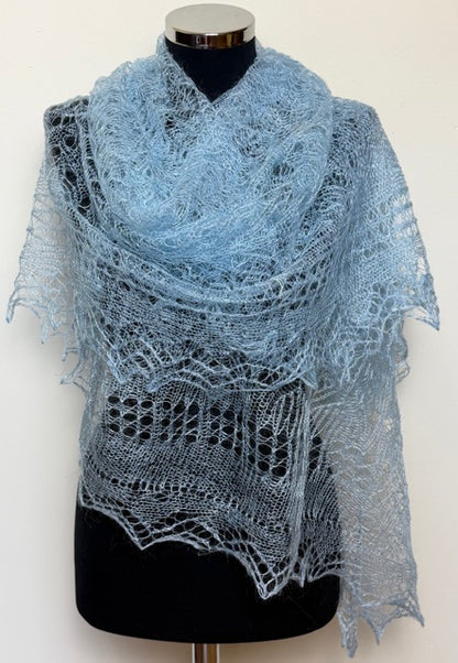 Downy shawl ( Palantine )30, 160x80 cm