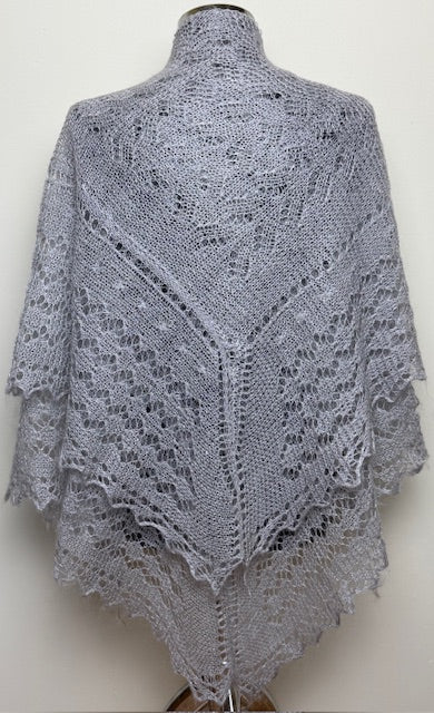 Downy shawl  #PCN-103, 130x130 cm