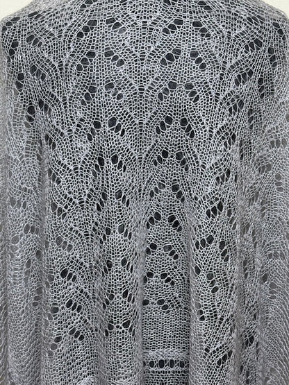 Downy shawl  #PCN-103, 130x130 cm