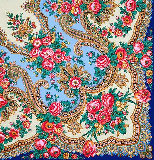 Shawl "Colors of summer" 1291-13