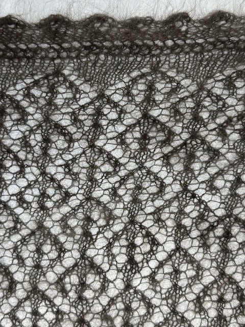 Uryupinsk downy neckerchief  # KG-106, 90x140x90 cm