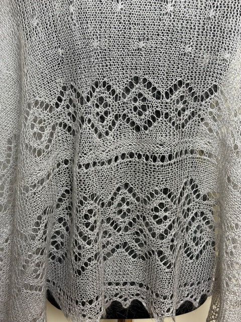 Downy shawl  #PCN-166, 130x130 cm