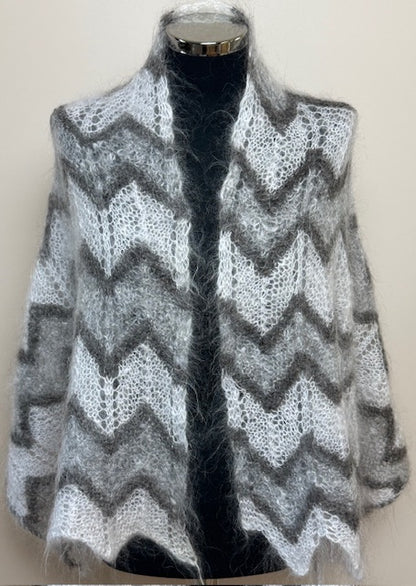 Uryupinsk downy shawl ( Palantine ) # SM-9, 130x60 cm