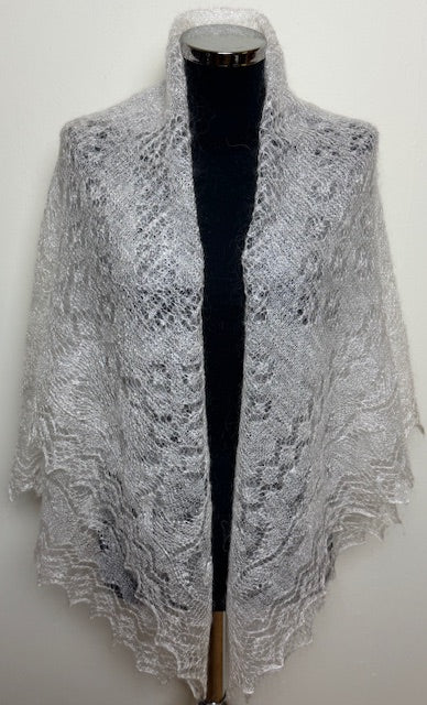 Orenburgas šalle PWO-38, 130x130 cm