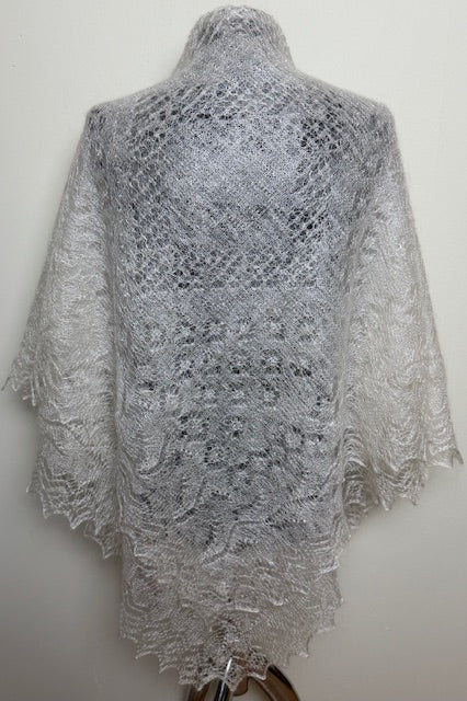 Orenburgas šalle PWO-38, 130x130 cm