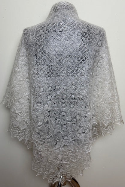 Orenburgas šalle PWO-38, 130x130 cm