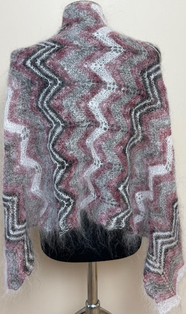 Uryupinsk downy shawl ( Palantine ) # SM-6, 120x60 cm