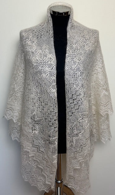 Orenburgas šalle PWO-36, 150x150 cm