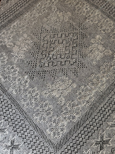 Orenburgas šalle PWO-36, 150x150 cm