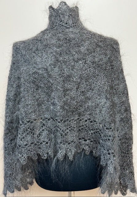 Uryupinsk downy shawl ( Palantine ) #SG-8, 140x55 cm