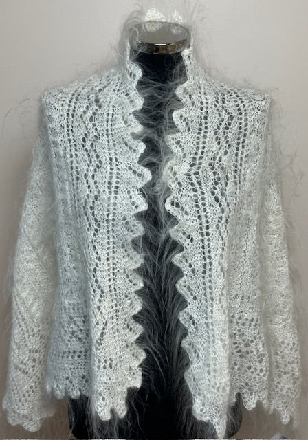 Uryupinsk downy shawl ( Palantine ) # SW-7, 130x50 cm