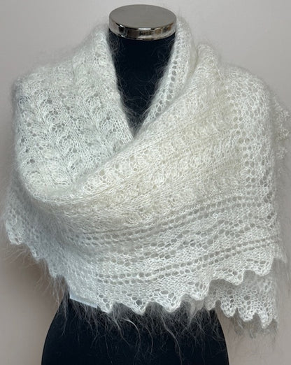 Uryupinsk downy shawl ( Palantine ) # SW-5, 140x50 cm