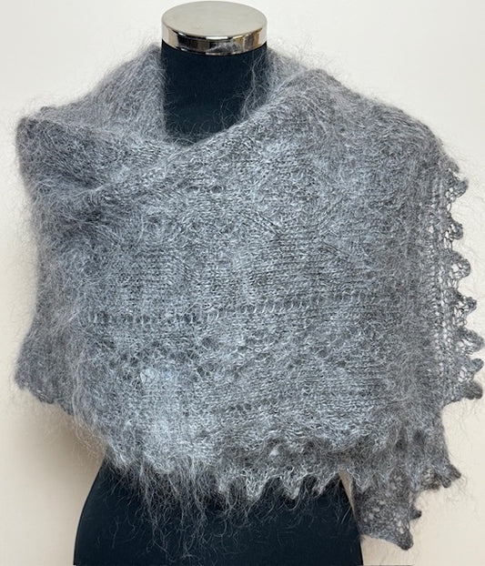 Uryupinsk downy shawl ( Palantine ) # SG-1, 130x50 cm